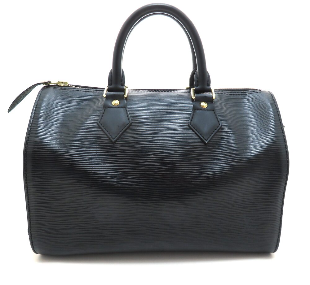 LOUIS VUITTON Speedy Epi Noir Black Handbag